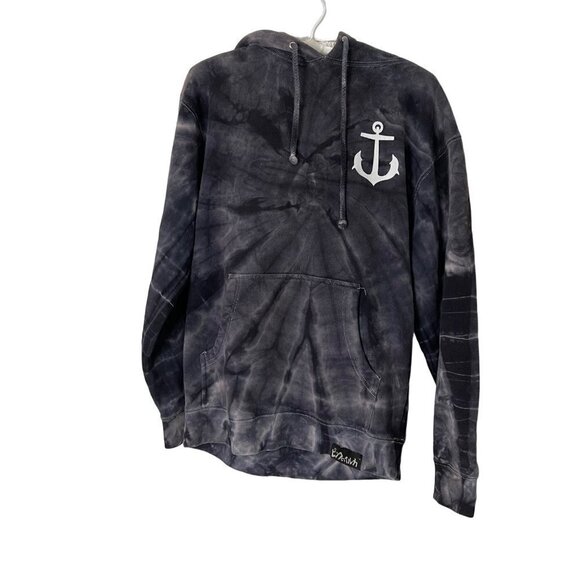 Pink Dolphin Mens Hoodie Size Small Multicolor Tie Dye Lighthouse Legendary - Picture 1 of 13